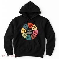 80S Music Retro Lyrics Pie Chart You May Ask Yourself Hoodie thumb 0
