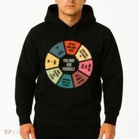 80S Music Retro Lyrics Pie Chart You May Ask Yourself Hoodie thumb 2