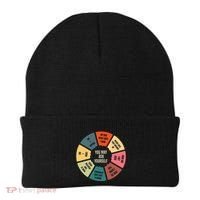 80S Music Retro Lyrics Pie Chart You May Ask Yourself Beanie thumb 0
