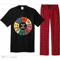 80S Music Retro Lyrics Pie Chart You May Ask Yourself Pajama Set thumb 0