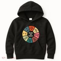 80S Music Retro Lyrics Pie Chart You May Ask Yourself Kids Hoodie thumb 0