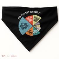80's Music Retro Lyrics Funny 80s USA-Made Doggie Bandana thumb 0