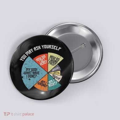 80's Music Retro Lyrics Funny 80s Button