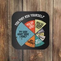 80's Music Retro Lyrics Funny 80s Coaster thumb 0