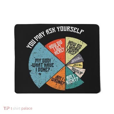 80's Music Retro Lyrics Funny 80s Mousepad