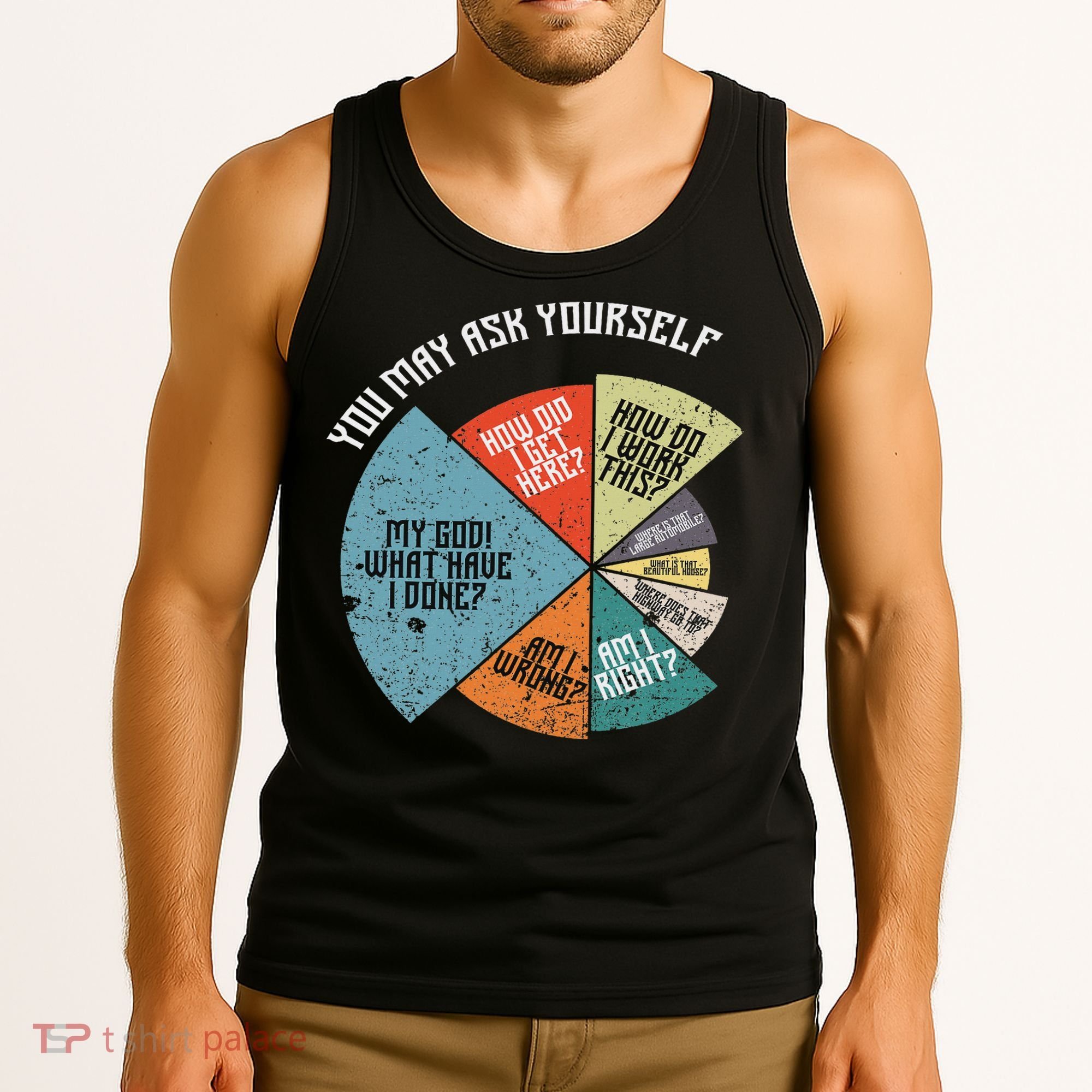 80's Music Retro Lyrics Funny 80s Tank Top