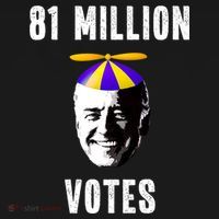 81 Million Votes Anti Biden Funny Political Backpack thumb 2