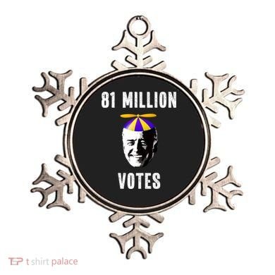 81 Million Votes Anti Biden Funny Political Ornament