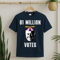 81 Million Votes Anti Biden Funny Political T-Shirt thumb 2