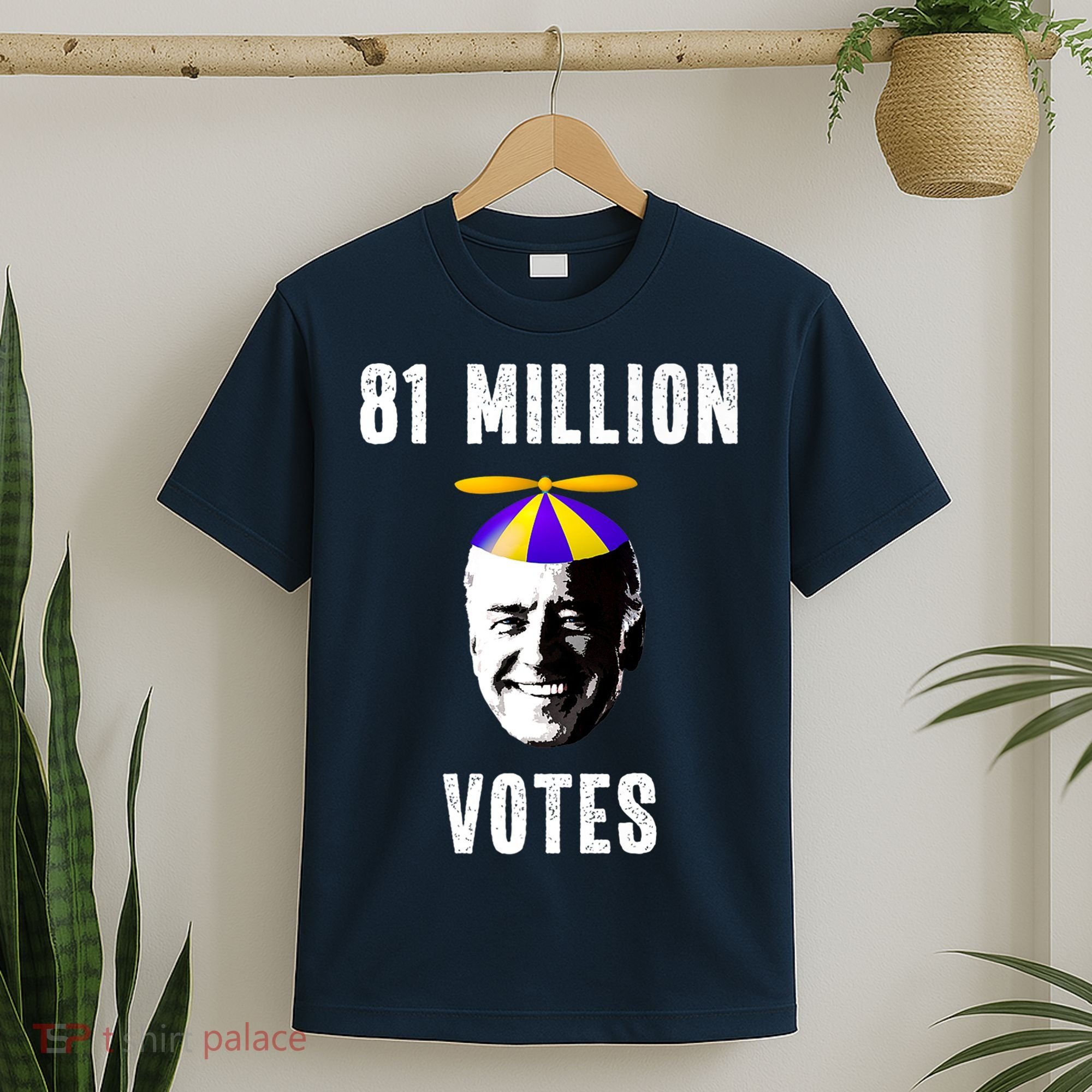 81 Million Votes Anti Biden Funny Political T-Shirt