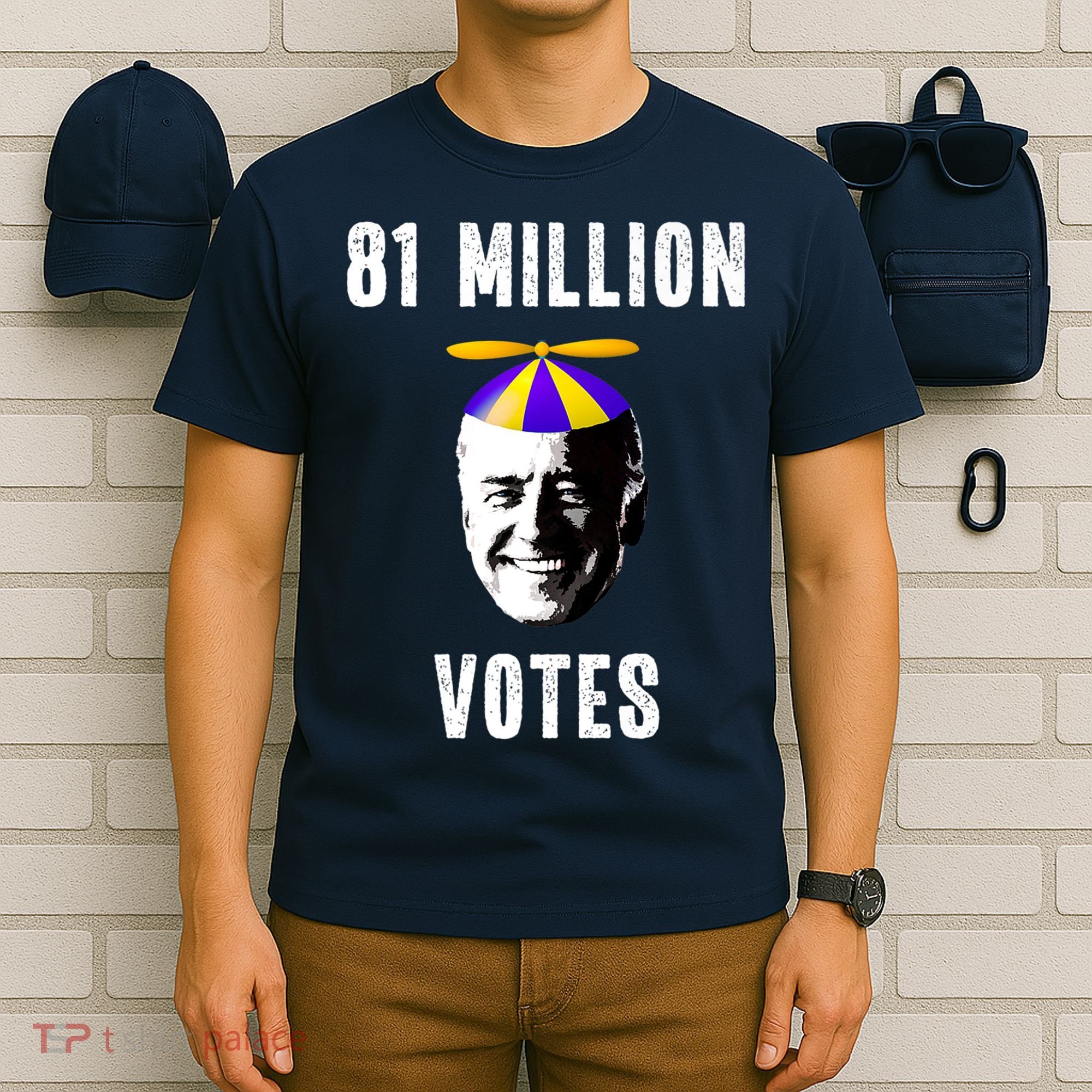 81 Million Votes Anti Biden Funny Political T-Shirt