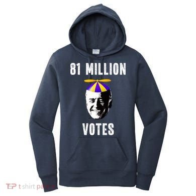 81 Million Votes Anti Biden Funny Political Women's Hoodie