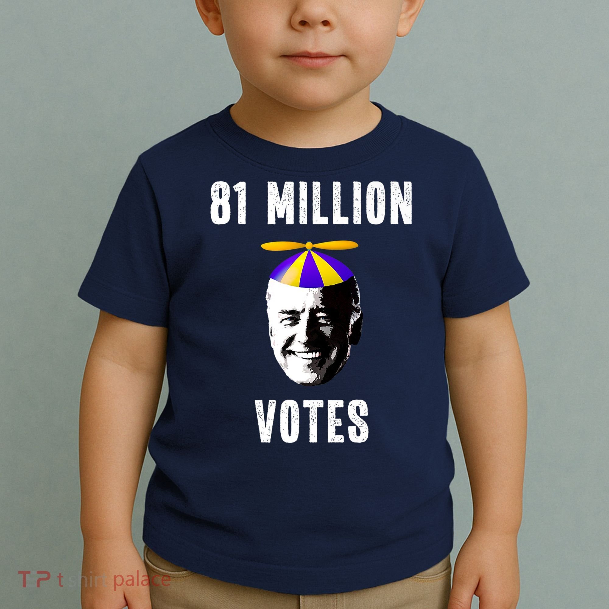 81 Million Votes Anti Biden Funny Political Toddler T-Shirt