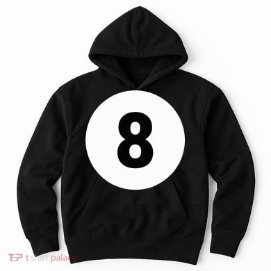 8 Pool Ball 8 Billiards Costume Halloween Group Matching Hoodie