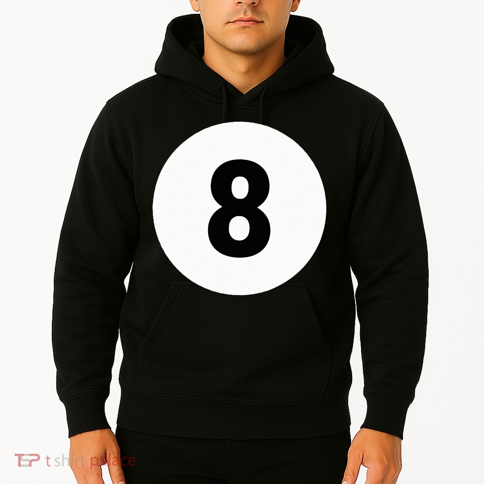 8 Pool Ball 8 Billiards Costume Halloween Group Matching Hoodie