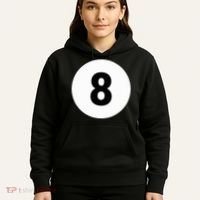 8 Pool Ball 8 Billiards Costume Halloween Group Matching Hoodie thumb 5