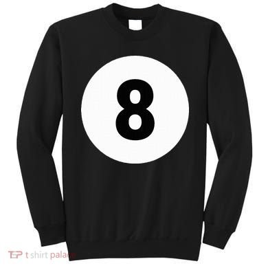8 Pool Ball 8 Billiards Costume Halloween Group Matching Sweatshirt