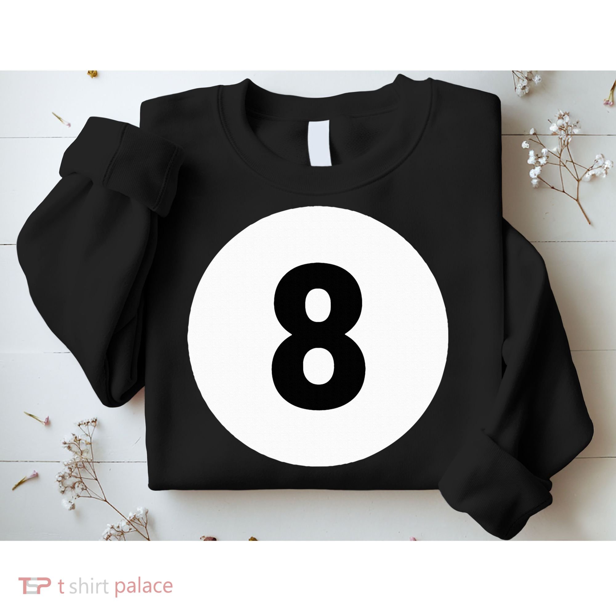 8 Pool Ball 8 Billiards Costume Halloween Group Matching Sweatshirt
