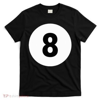 8 Pool Ball 8 Billiards Costume Halloween Group Matching T-Shirt