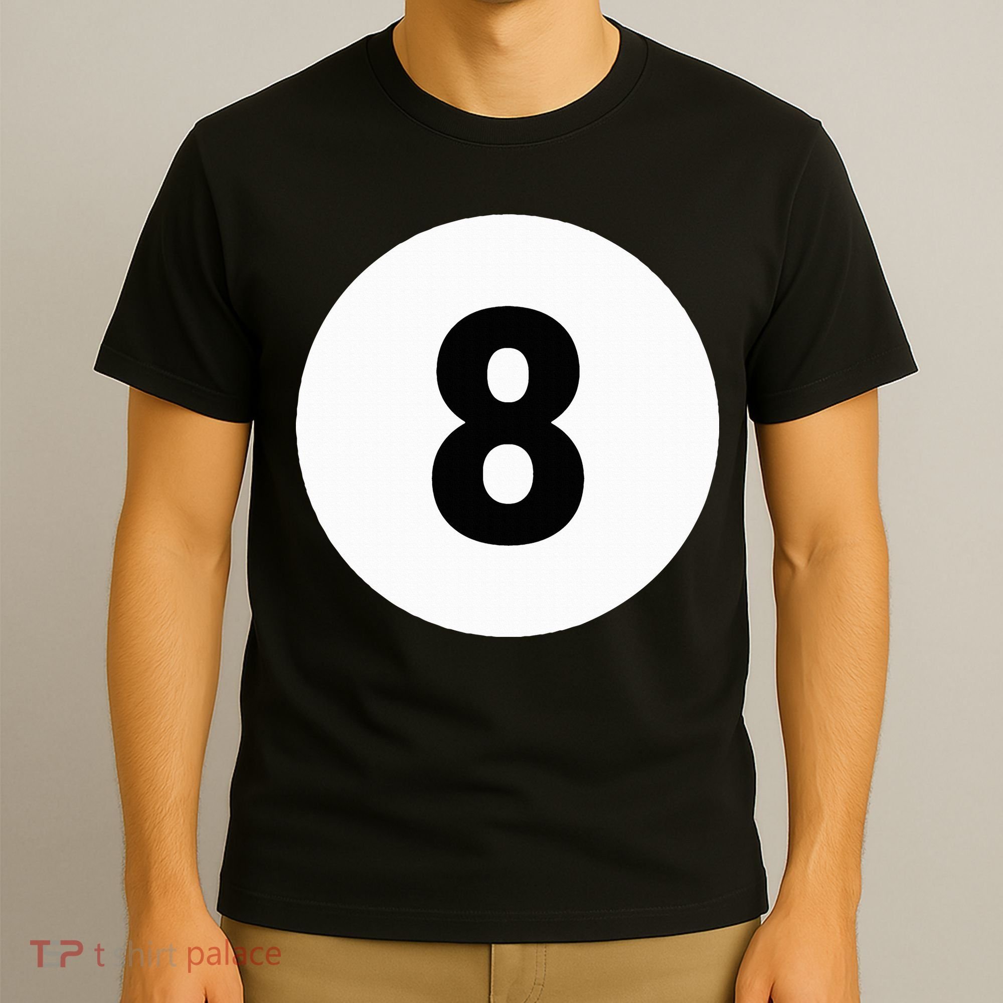 8 Pool Ball 8 Billiards Costume Halloween Group Matching T-Shirt