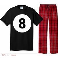8 Pool Ball 8 Billiards Costume Halloween Group Matching Pajama Set thumb 0