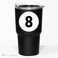 8 Pool Ball 8 Billiards Costume Halloween Group Matching Tumbler thumb 0