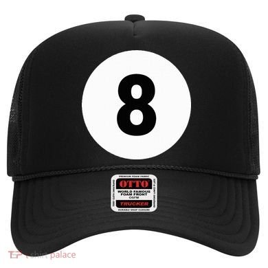 8 Pool Ball 8 Billiards Costume Halloween Group Matching Hat
