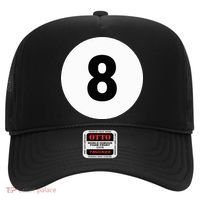 8 Pool Ball 8 Billiards Costume Halloween Group Matching Hat thumb 0