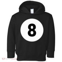 8 Pool Ball 8 Billiards Costume Halloween Group Matching Toddler Hoodie thumb 0