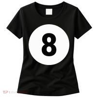 8 Pool Ball 8 Billiards Costume Halloween Group Matching Women's T-Shirt thumb 0