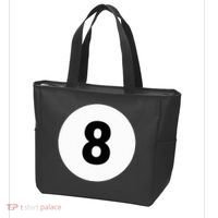8 Pool Ball 8 Billiards Costume Halloween Group Matching Tote Bag thumb 3