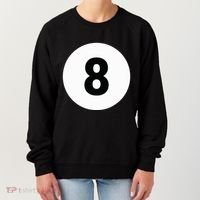 8 Pool Ball 8 Billiards Costume Halloween Group Matching Women's Sweatshirt thumb 0