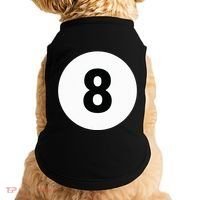 8 Pool Ball 8 Billiards Costume Halloween Group Matching Doggie Tank thumb 0