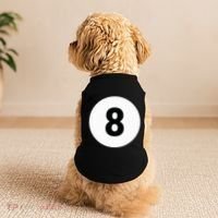 8 Pool Ball 8 Billiards Costume Halloween Group Matching Doggie Tank thumb 2