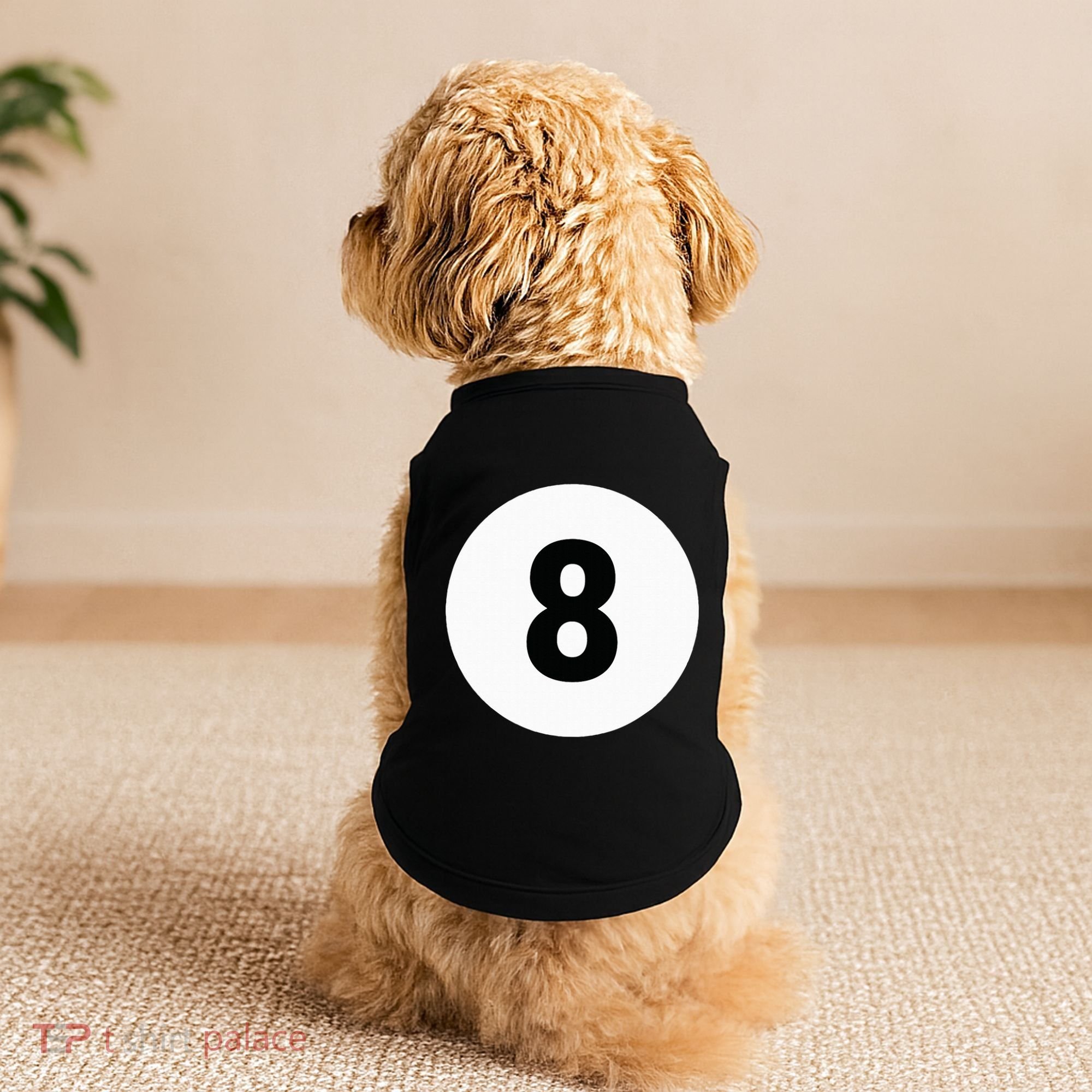 8 Pool Ball 8 Billiards Costume Halloween Group Matching Doggie Tank