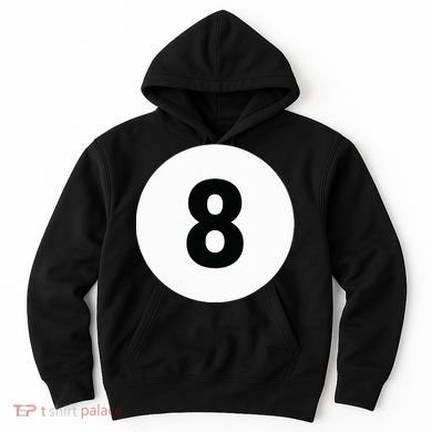 8 Pool Ball 8 Billiards Costume Halloween Group Matching Hoodie
