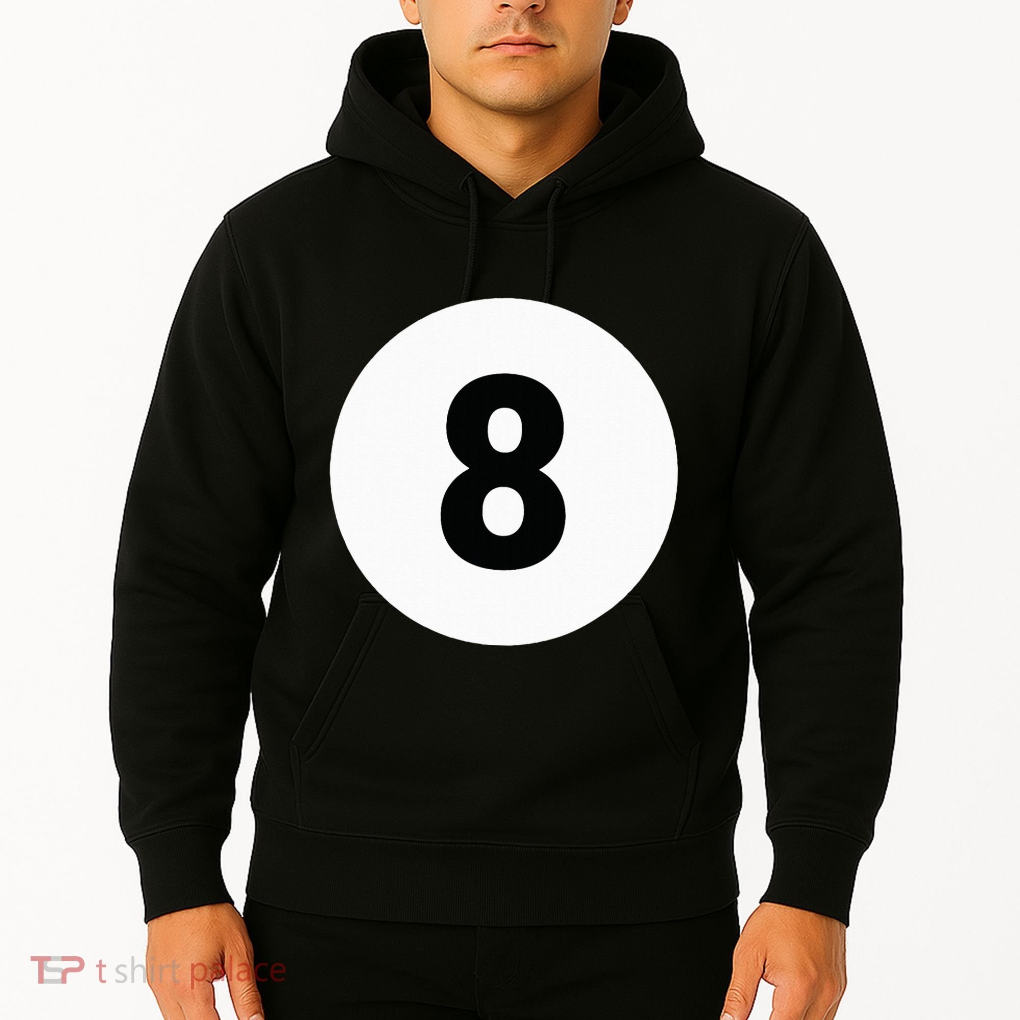 8 Pool Ball 8 Billiards Costume Halloween Group Matching Hoodie