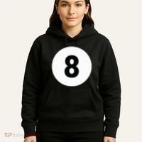 8 Pool Ball 8 Billiards Costume Halloween Group Matching Hoodie thumb 5