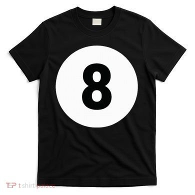8 Pool Ball 8 Billiards Costume Halloween Group Matching T-Shirt