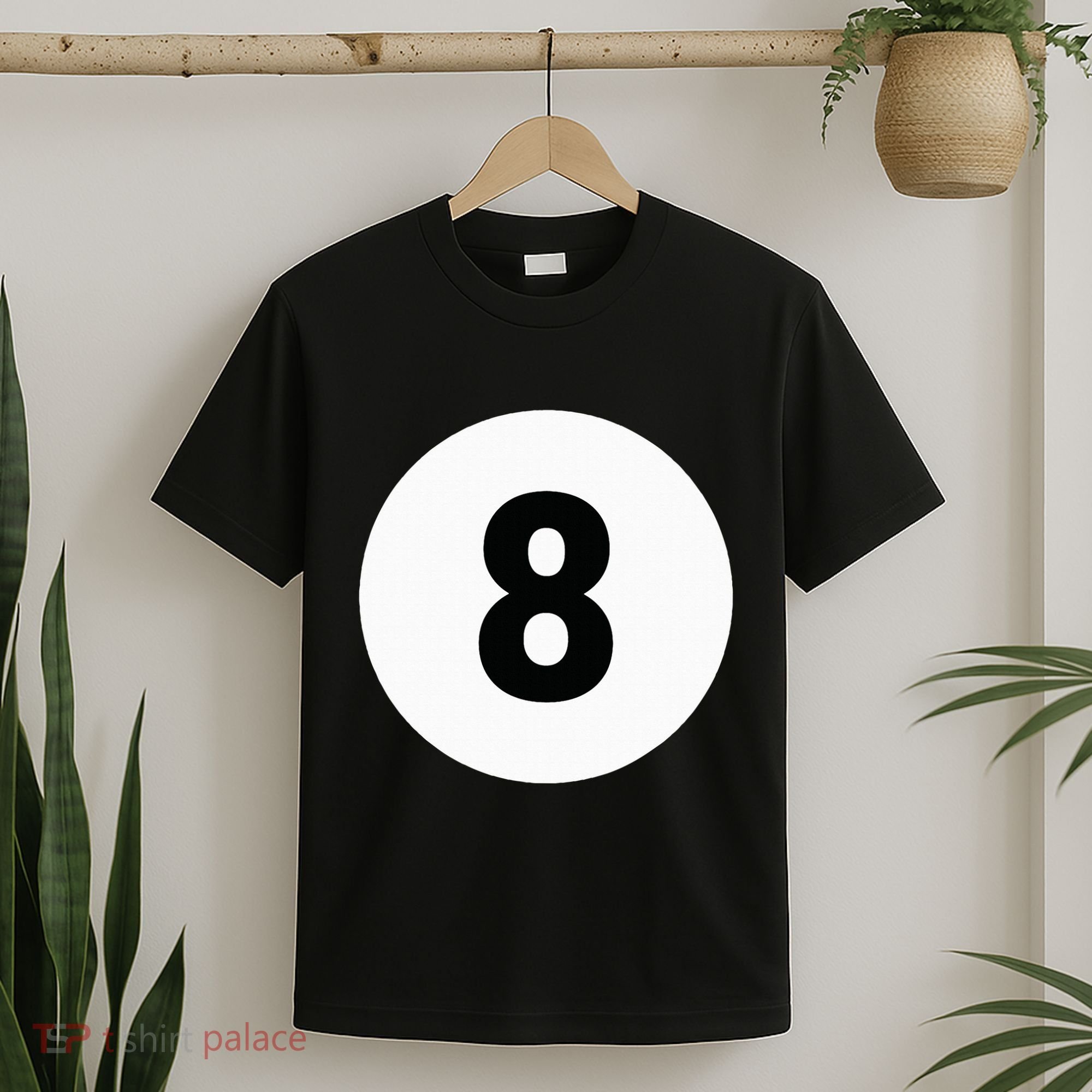 8 Pool Ball 8 Billiards Costume Halloween Group Matching T-Shirt