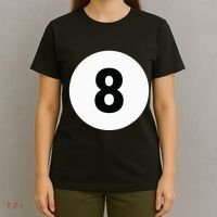 8 Pool Ball 8 Billiards Costume Halloween Group Matching T-Shirt thumb 4