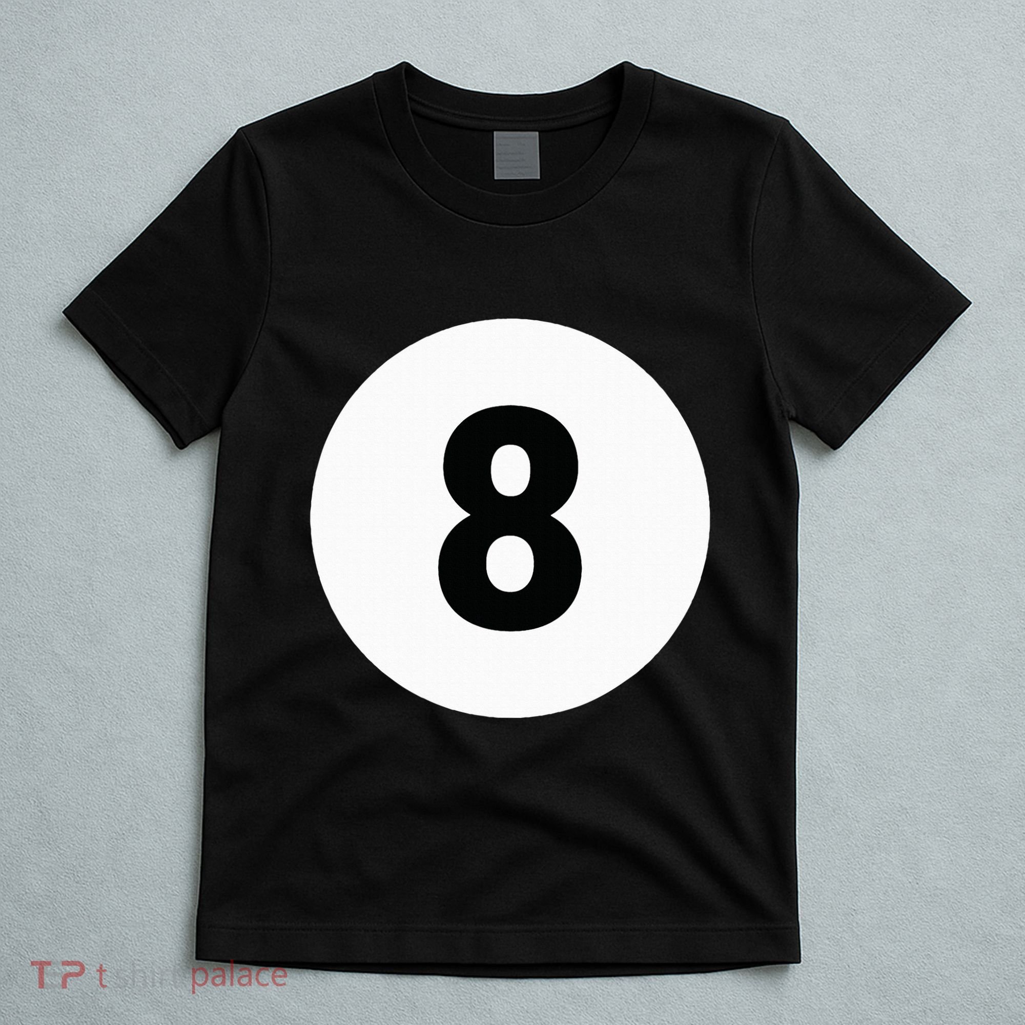 8 Pool Ball 8 Billiards Costume Halloween Group Matching T-Shirt