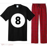 8 Pool Ball 8 Billiards Costume Halloween Group Matching Pajama Set thumb 0