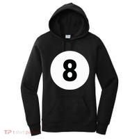 8 Pool Ball 8 Billiards Costume Halloween Group Matching Women's Hoodie thumb 0