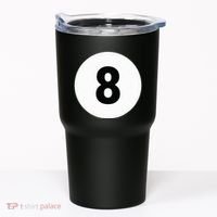 8 Pool Ball 8 Billiards Costume Halloween Group Matching Tumbler thumb 0