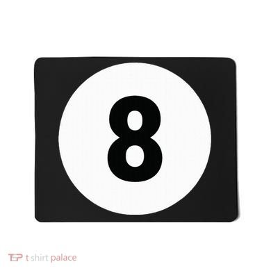 8 Pool Ball 8 Billiards Costume Halloween Group Matching Mousepad