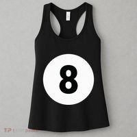 8 Pool Ball 8 Billiards Costume Halloween Group Matching Women's Tank Top thumb 3