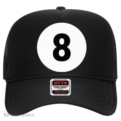 8 Pool Ball 8 Billiards Costume Halloween Group Matching Hat