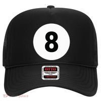 8 Pool Ball 8 Billiards Costume Halloween Group Matching Hat thumb 0