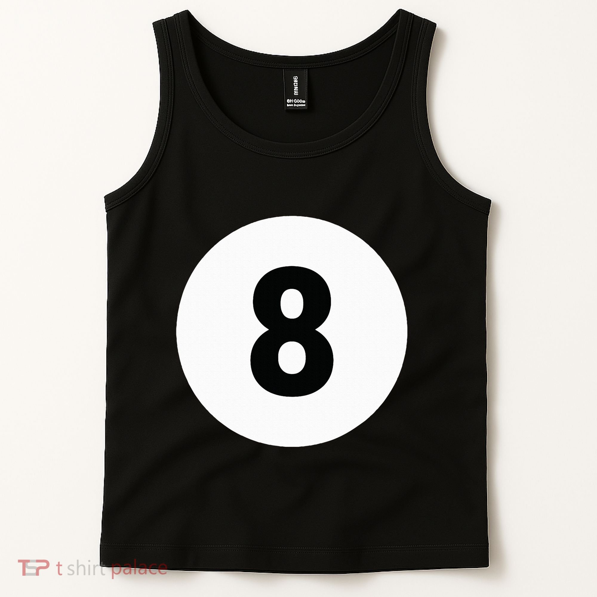 8 Pool Ball 8 Billiards Costume Halloween Group Matching Tank Top